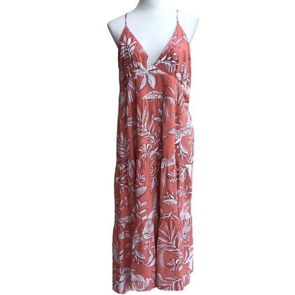 wild fable Dresses & Skirts - Wild Fable Boho Floral Tiered Midi Dress Size XXL